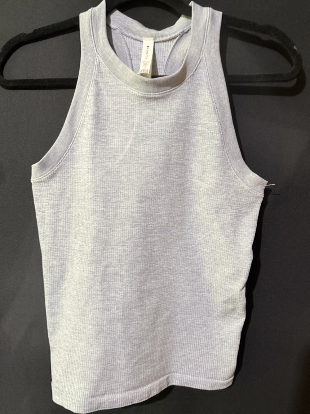 Athleta Light Gray Ribbed Tank